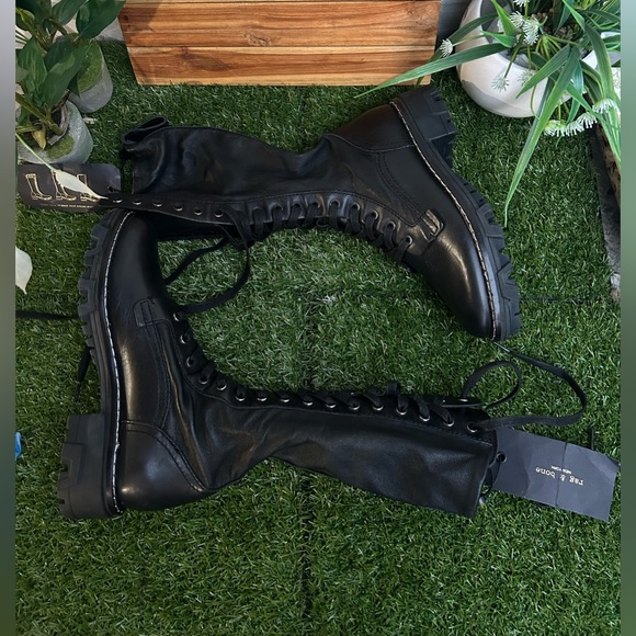 RAG & BONE shiloh combat boot size 38.5 US 8.5 NEW (runs a full size small) - Picture 7 of 15